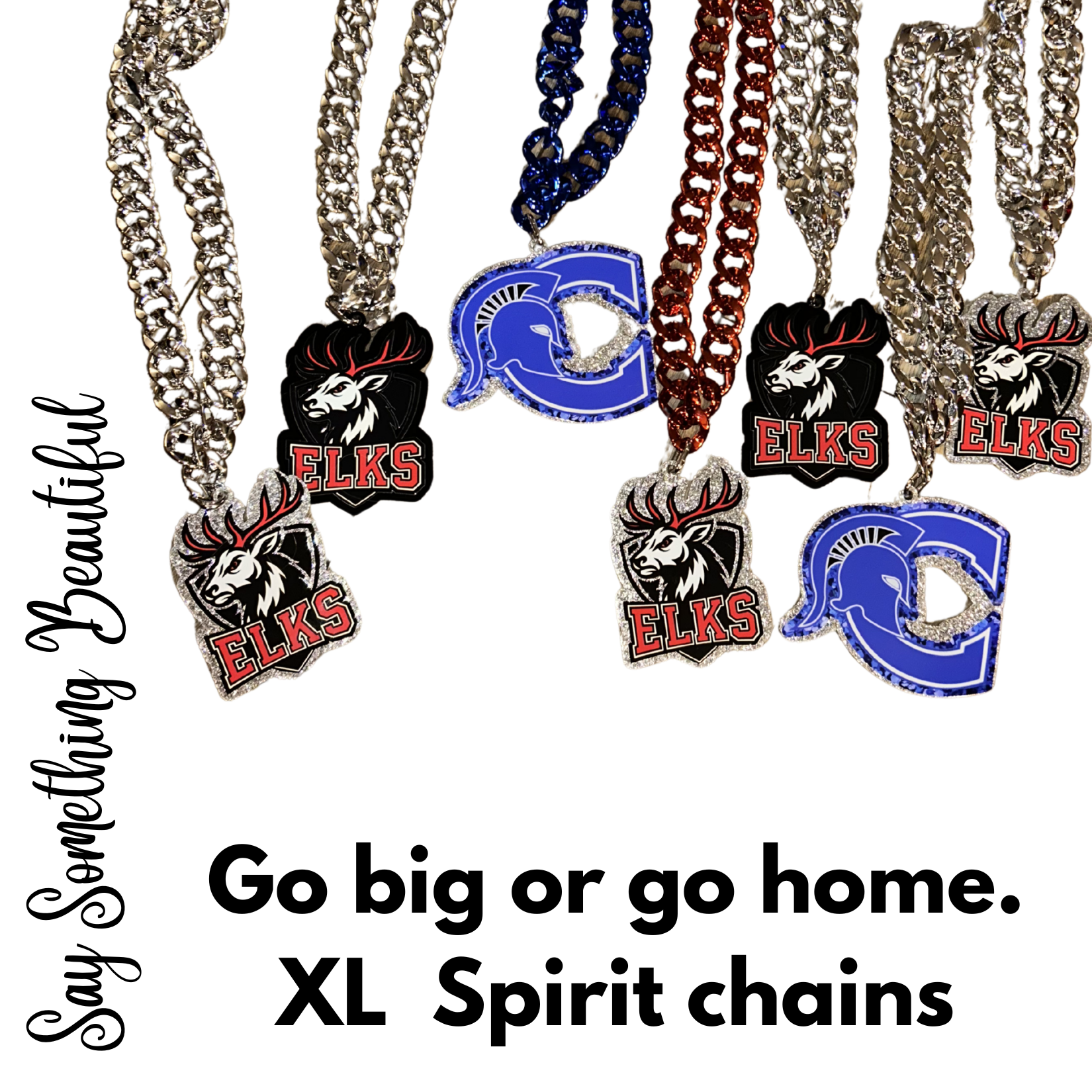 Custom Spirit Chains Extra Large; Any activity, Any Name, Any Custom, Anything legal!!