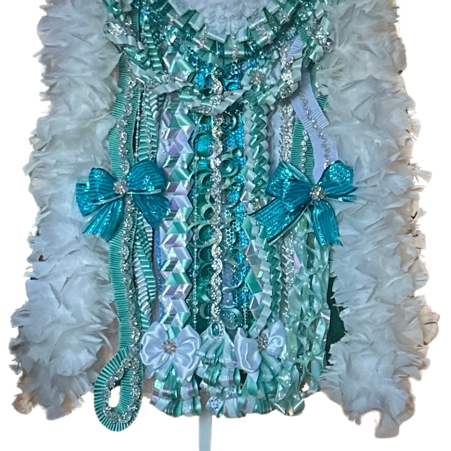 Homecoming Mum, Triple Heart Mega (Seniors Only)  Best Value Senior Pkg Included