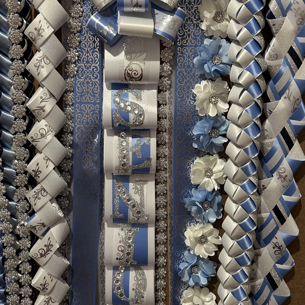 Homecoming Mum, Triple Heart Mega (Seniors Only)  Best Value Senior Pkg Included