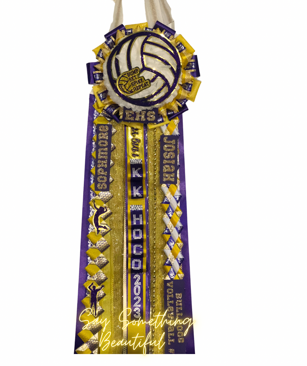 Homecoming Mum, 9" Flower, Any Grade, Lots of upgrade options