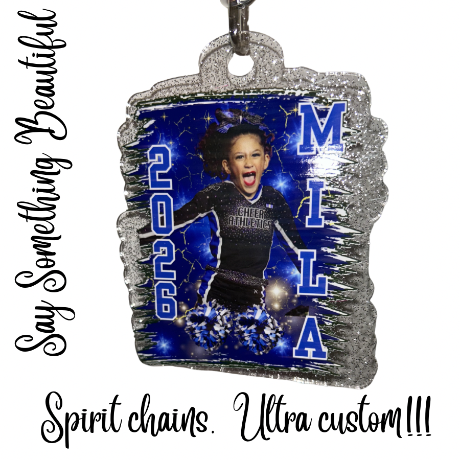 Custom Spirit Chains Extra Large; Any activity, Any Name, Any Custom, Anything legal!!