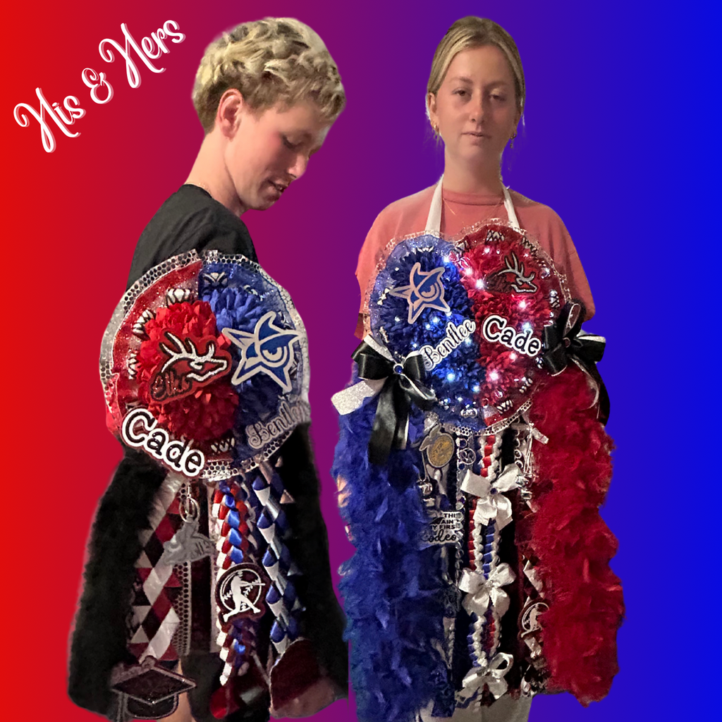 Homecoming Mum, Triple Heart (recommended Junior)