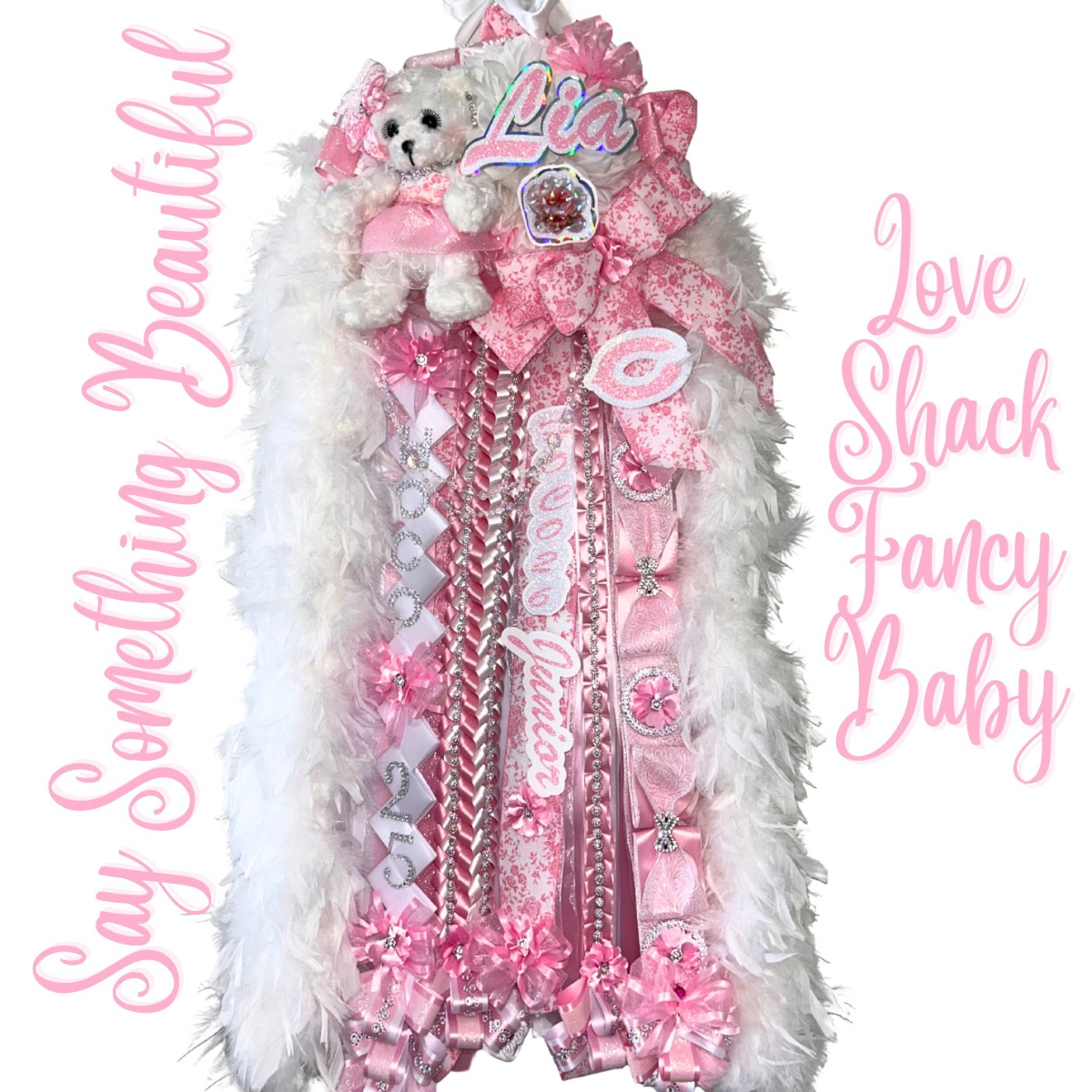 Homecoming Mum, Triple Heart (recommended Junior)