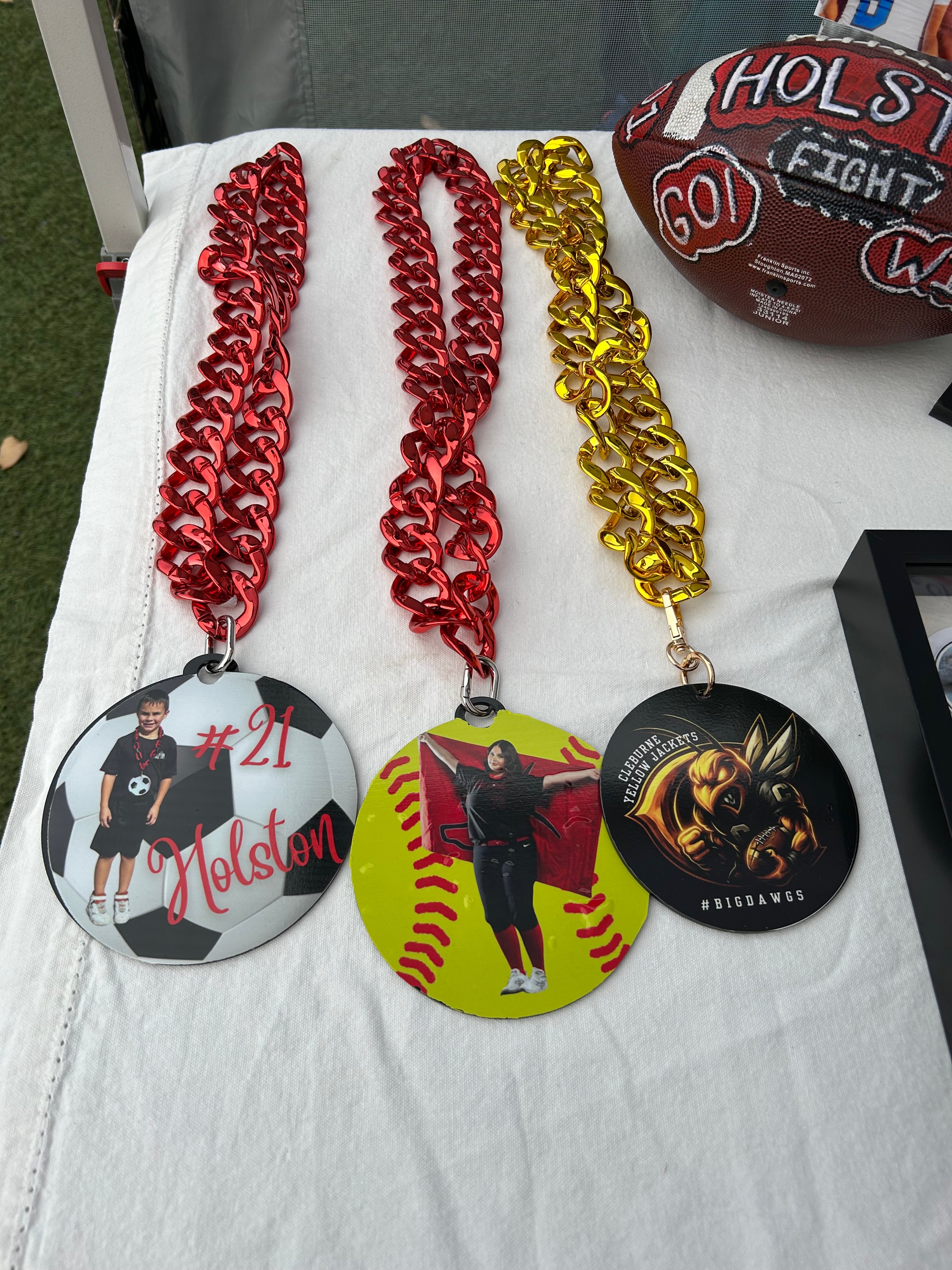 Custom Spirit Chains Extra Large; Any activity, Any Name, Any Custom, Anything legal!!