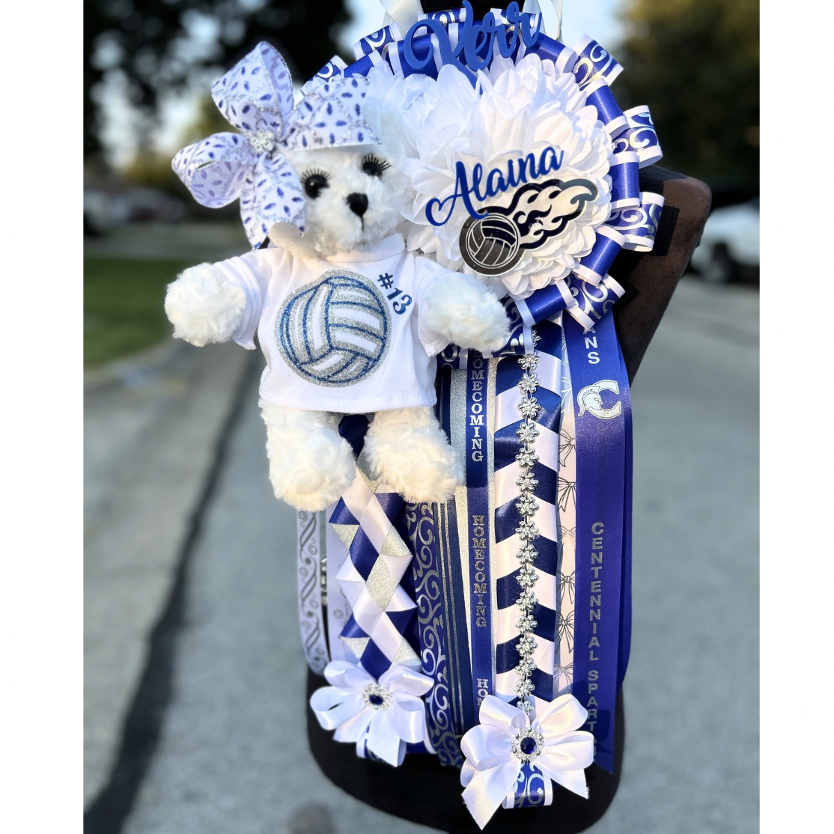 Homecoming Mum, Junior High / Middle School - Short & Sassy  **Most Popular, Best Value