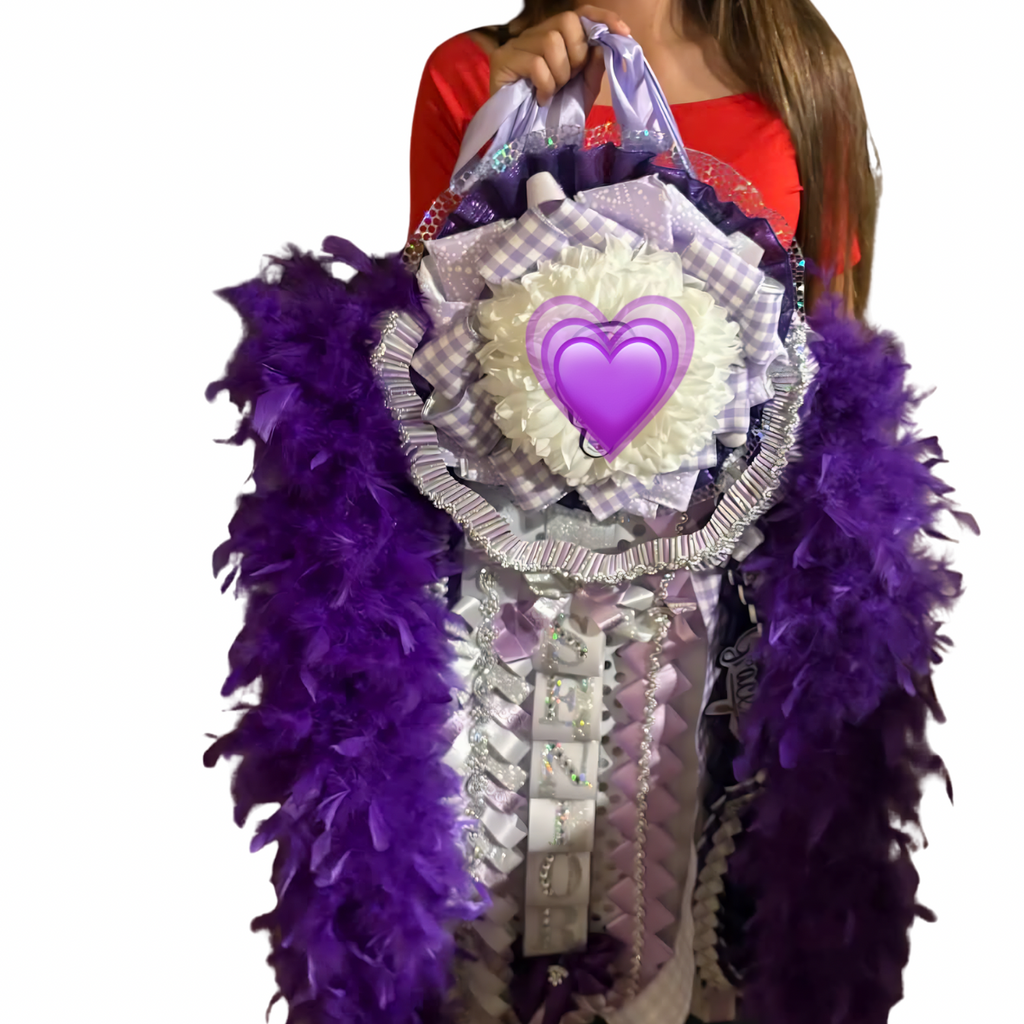 Homecoming Mum, Triple Heart (recommended Junior)