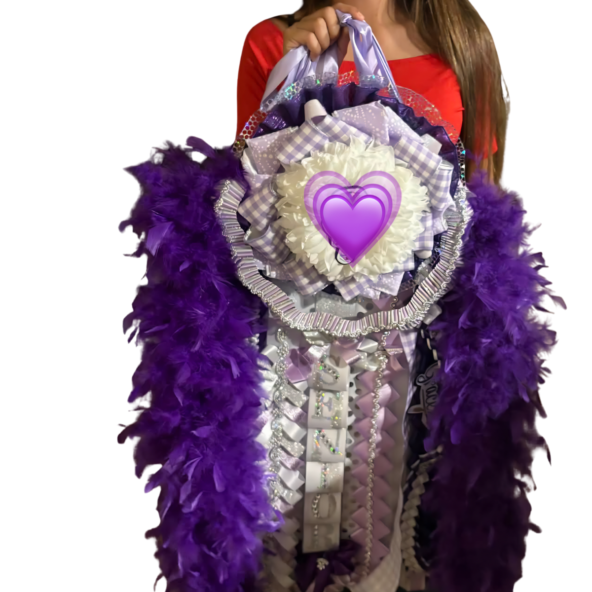 Homecoming Mum, Triple Heart (recommended Junior)