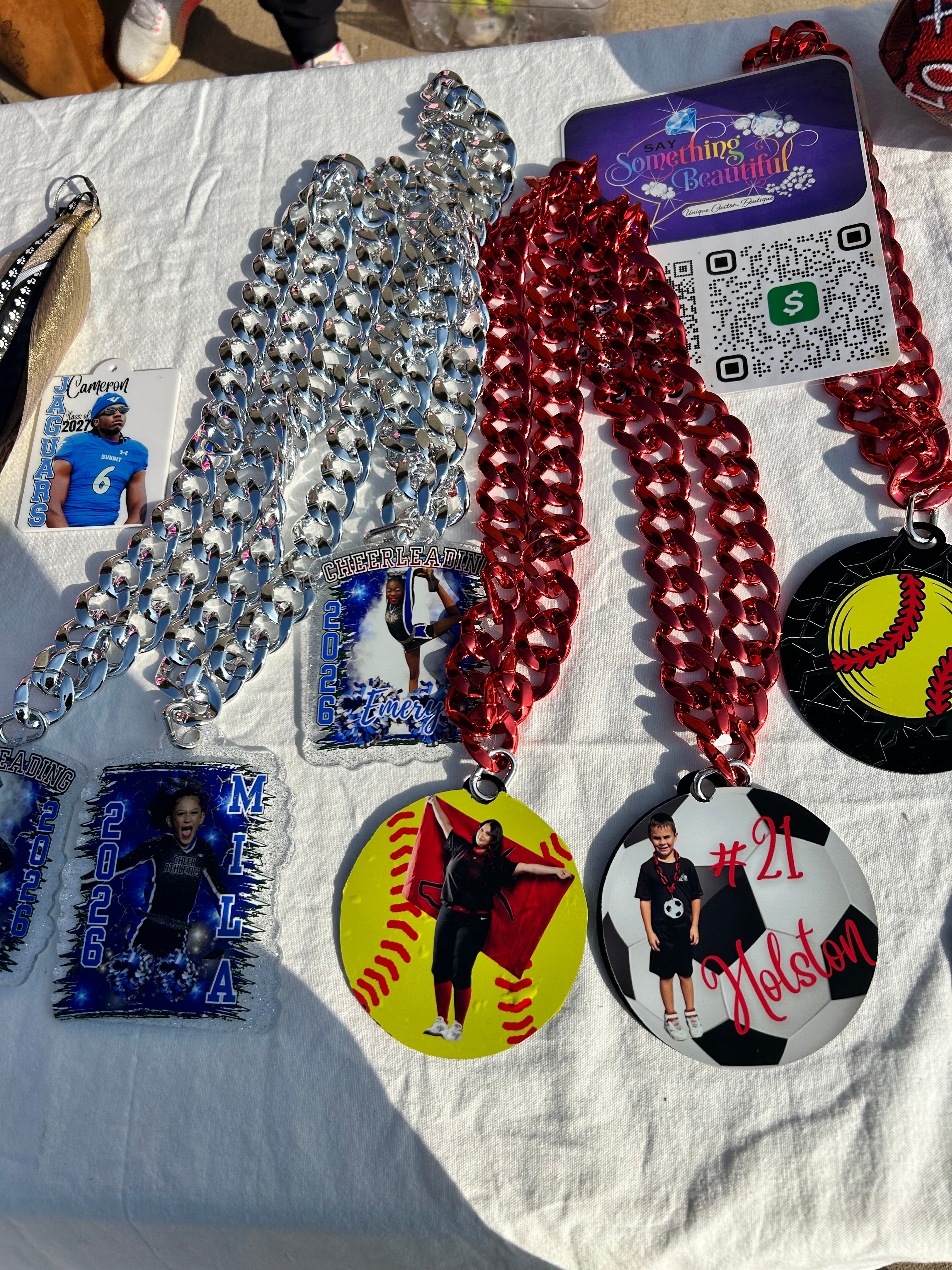 Custom Spirit Chains Extra Large; Any activity, Any Name, Any Custom, Anything legal!!
