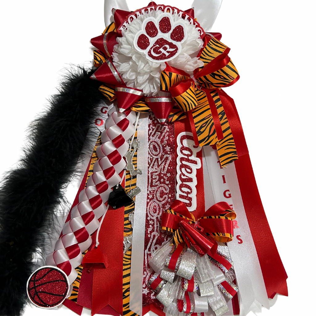 Homecoming Mum, Junior High / Middle School - Short & Sassy  **Most Popular, Best Value
