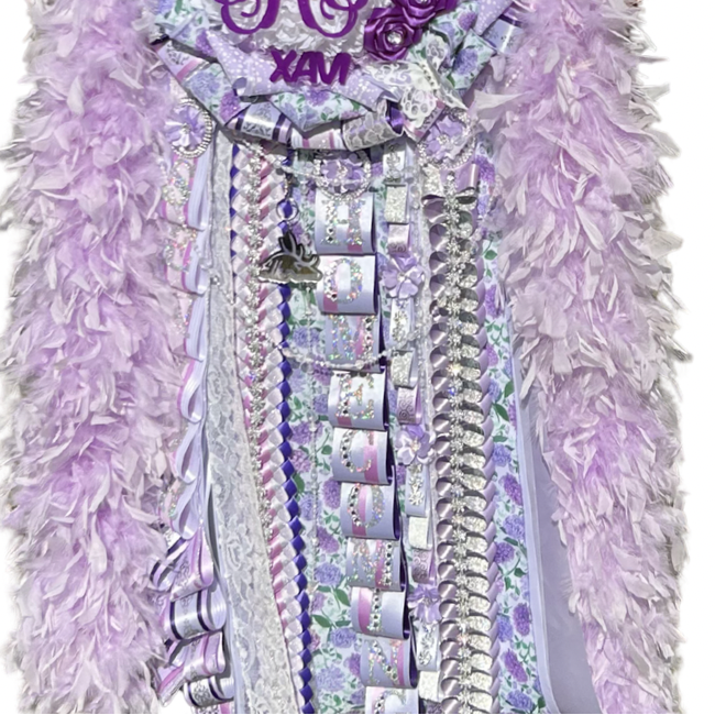 Homecoming Mum, Triple Heart Mega (Seniors Only)  Best Value Senior Pkg Included