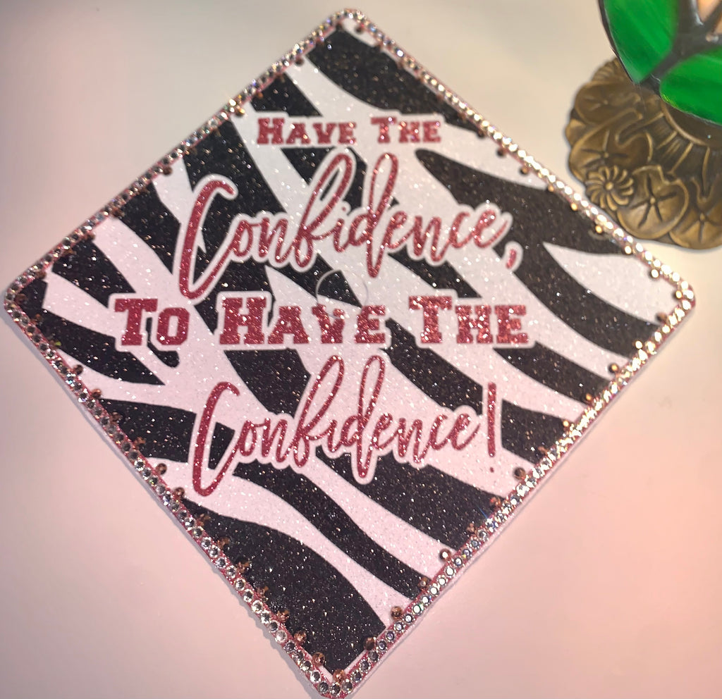 Decorated Graduation Grad Cap Topper for Seniors (High school, college, University, Trade).
